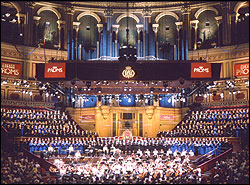 Royal Albert Hall interior stage