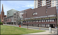 Southwest exterior of the planned Minnesota Public Radio headquarters expansion